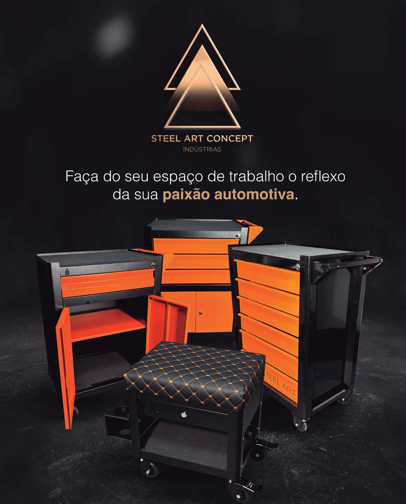 Móveis para oficina mecânica: conheça a Steel Art