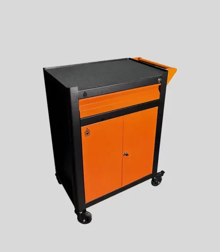 Carrinho para oficina com 1 gaveta e porta